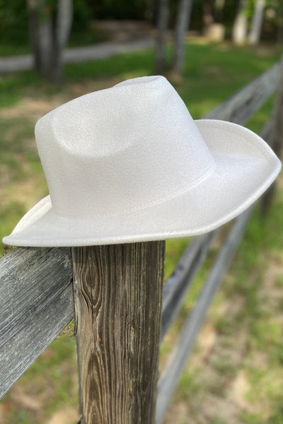 Cowboy Fedora Hats hat MYS Ivory 