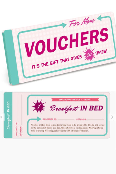 Vouchers for Mom Gift gifts knock-knock 