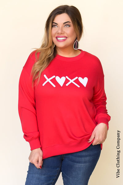 Puff XOXO Sweatshirt Tops Lover 