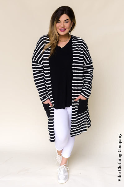 Black and White Cardigan cardigan Lover 