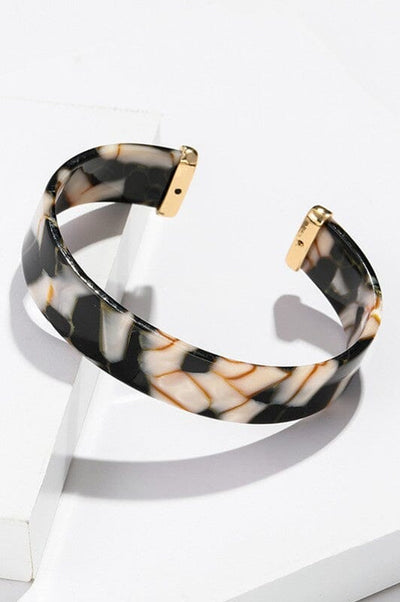 Acrylic Open Cuff Bracelet Jewelry Mia 