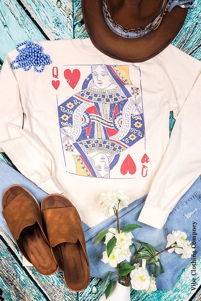 Queen of Hearts Graphic Tee graphic tees VCC 