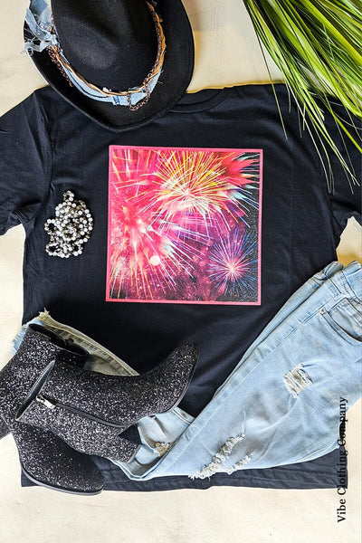 Celebration Fireworks Graphic Tee graphic tee VCC 