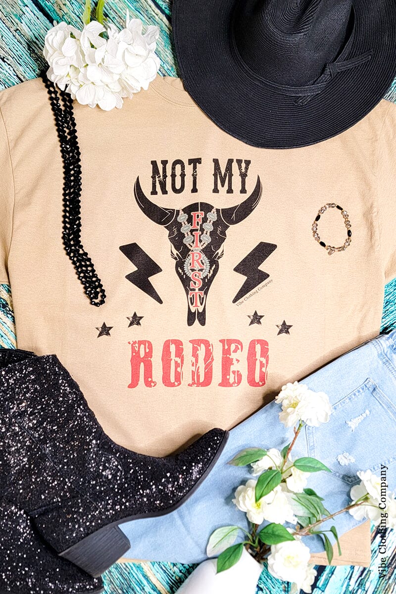 Not My First Rodeo Graphic Tee graphic tees Mark tee 