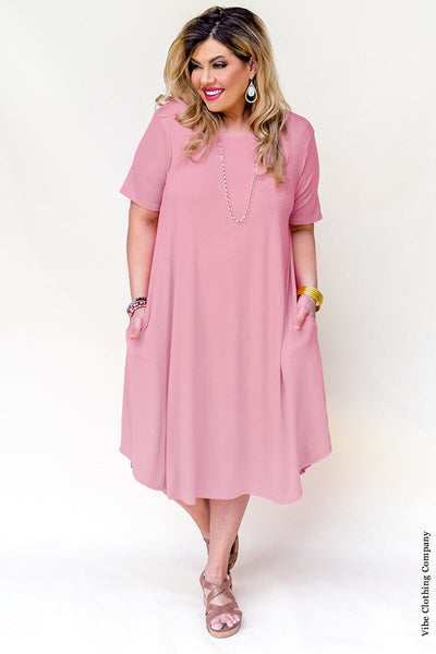 Chic Comfort Dresses Dress 001 Small Petal Pink 