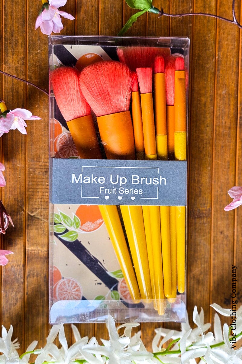 10 Piece Makeup Brush Sets makeup 023 Citrus 