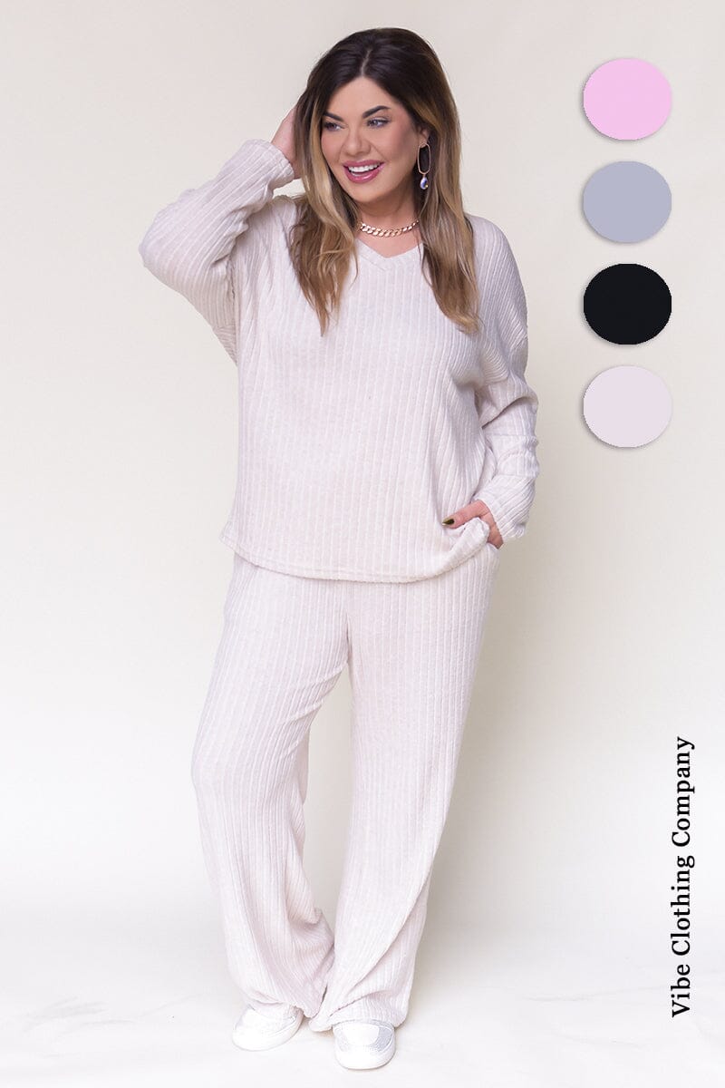 Cozy Ribbed Sets Loungewear Lover 