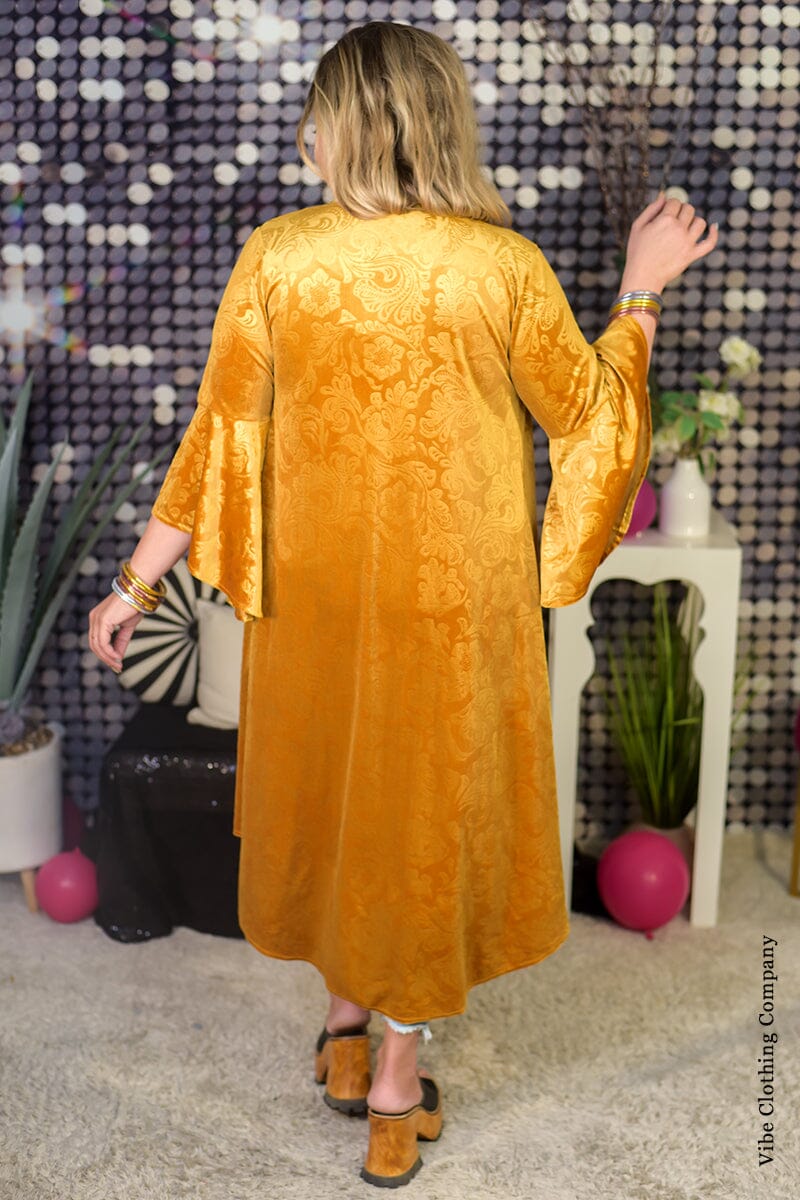 Lovely Lady Velvet Kimono Duster Kimono Fashion Express 