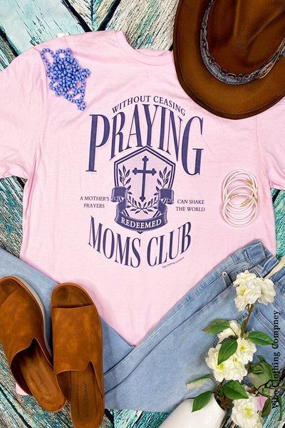 Praying Moms Club Graphic Tee graphic tees Mark tee 