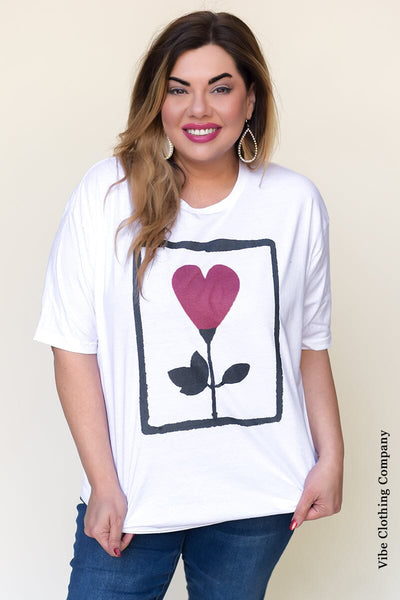 Rachel's Rose Graphic Tee graphic tees VCC Small 
