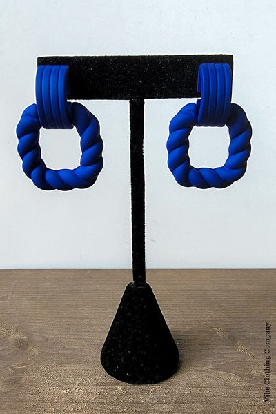 Nautical Knot Earrings earrings Miso Blue 
