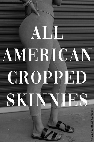 All American Cropped Skinnies - Group Bottoms chatoyant 