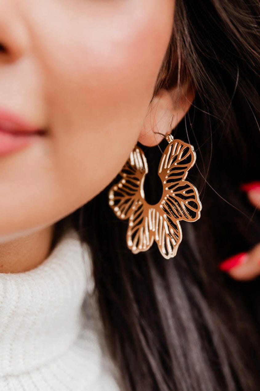 Elegant Flower Earrings Jewelry Lover 