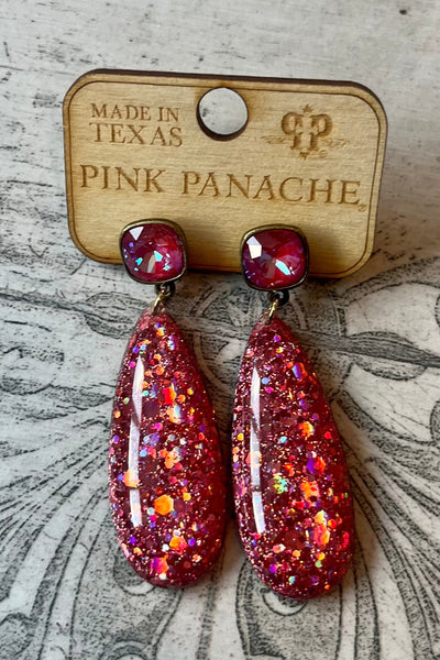 Pink Panache 1CNC J177 Earrings Jewelry Pink Panache 