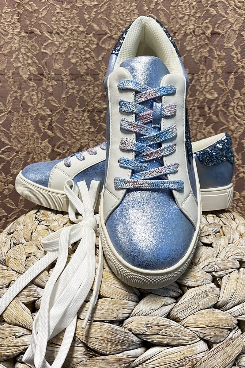 Supernova Sneaker - Light Blue Shoes Corkys 