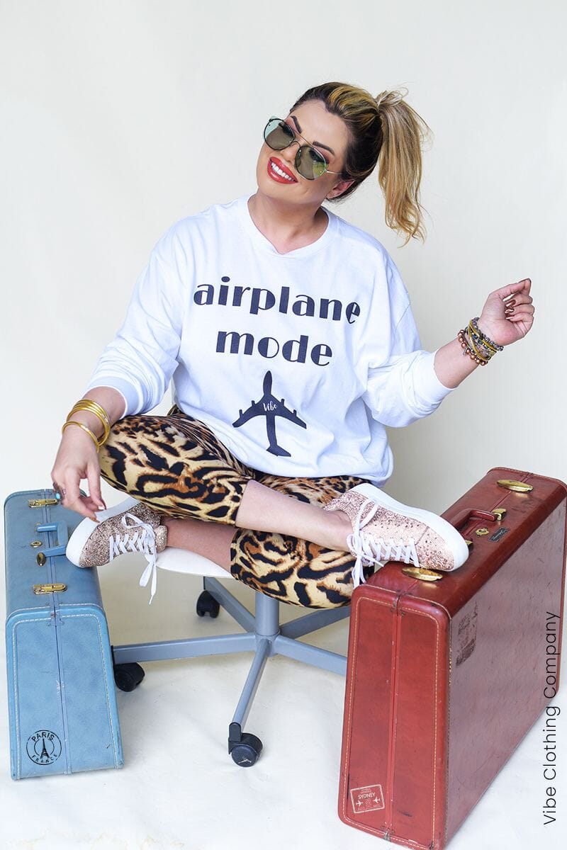 Airplane Mode Graphic Tee graphic tees VCC 