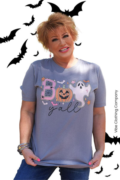 Boo Y'all Graphic Tee graphic tees VCC 