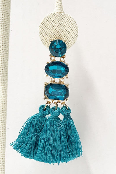 Brilliant Tassel Earrings Jewelry miso Jade 