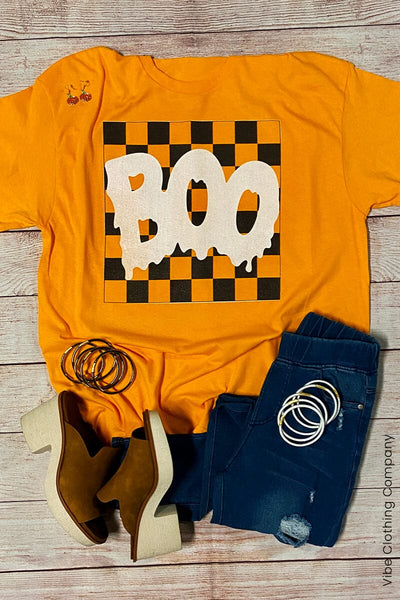Checkerboard BOO Graphic Tee graphic tees VCC 