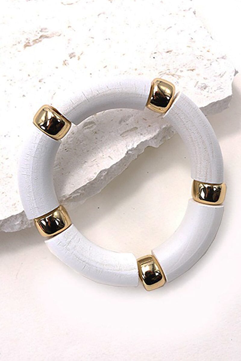 Chunky Bracelets bracelet Wall to Wall White 