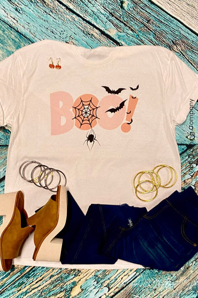 Spidery Boo Graphic Tee graphic tees VCC 