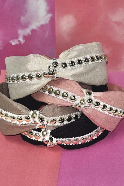 Studded Lace Headbands accessories Miso 
