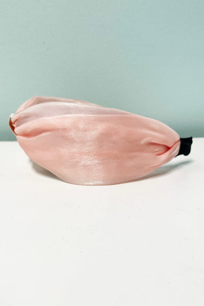 Shimmer Chiffon Headbands accessories Miso Pink 