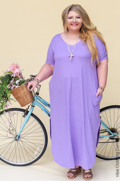 Easy Elegance Maxi Dresses Dresses 001 Lavender 2X 