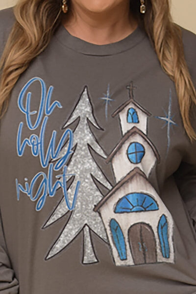 O Holy Night Graphic Tee graphic tees VCC 