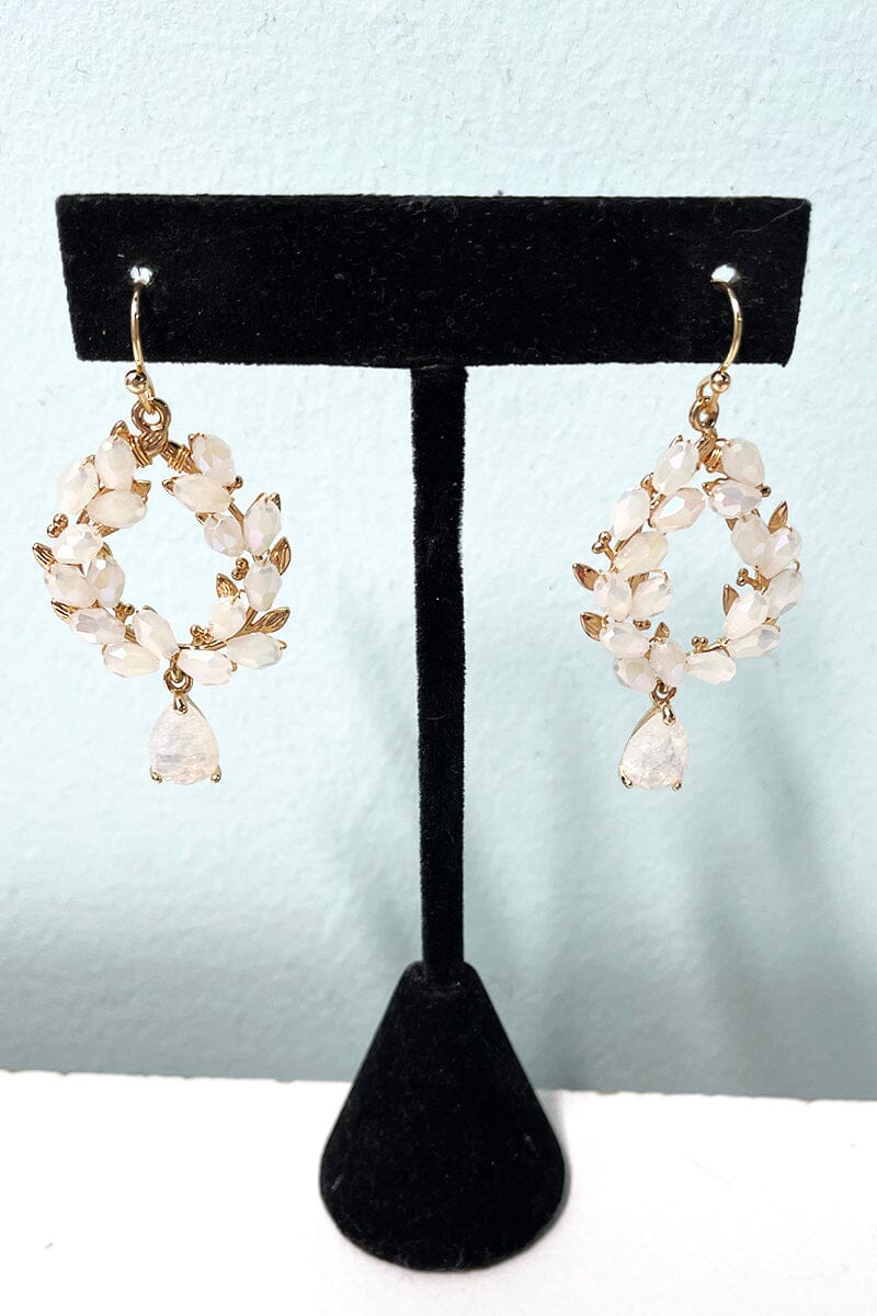 Opal Wreath Earrings Earrings Pink Panache 