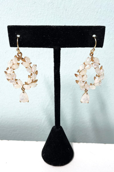 Opal Wreath Earrings Earrings Pink Panache 