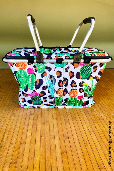 Insulated Big Picnic Bags purse Luggage Unlimited Cactus 