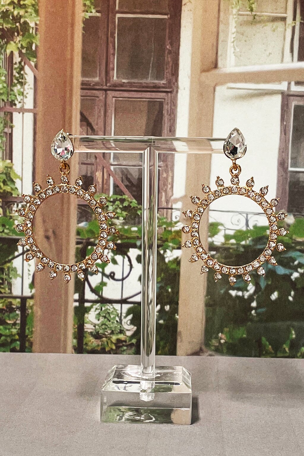 Crystal Collection Earrings Jewelry miso Diamond 