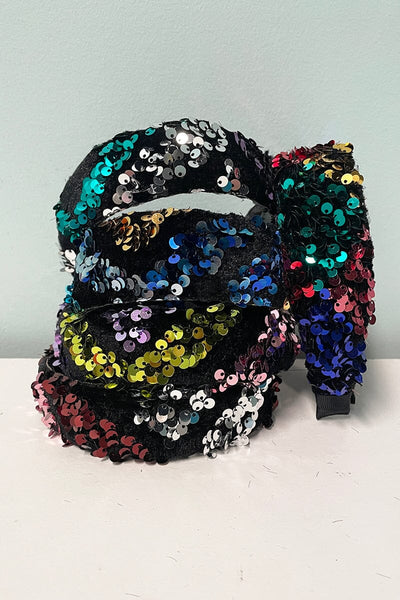 Black Sequin Headbands-Hubfest accessories funteze 