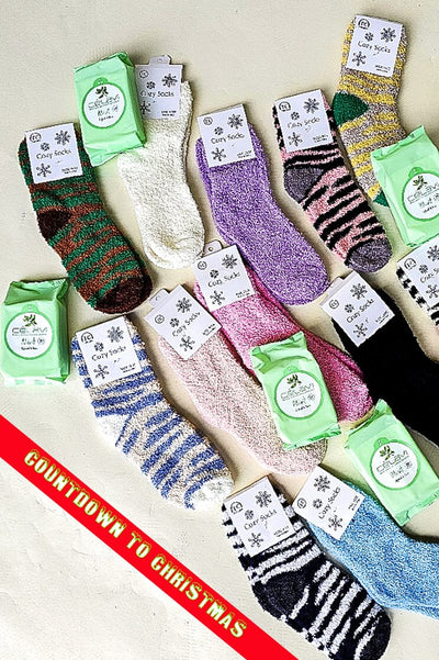 Countdown to Christmas Socks Set gift amerikan basics 