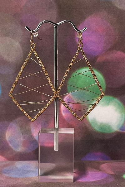The Web You Weave Earrings Jewelry miso Gold 