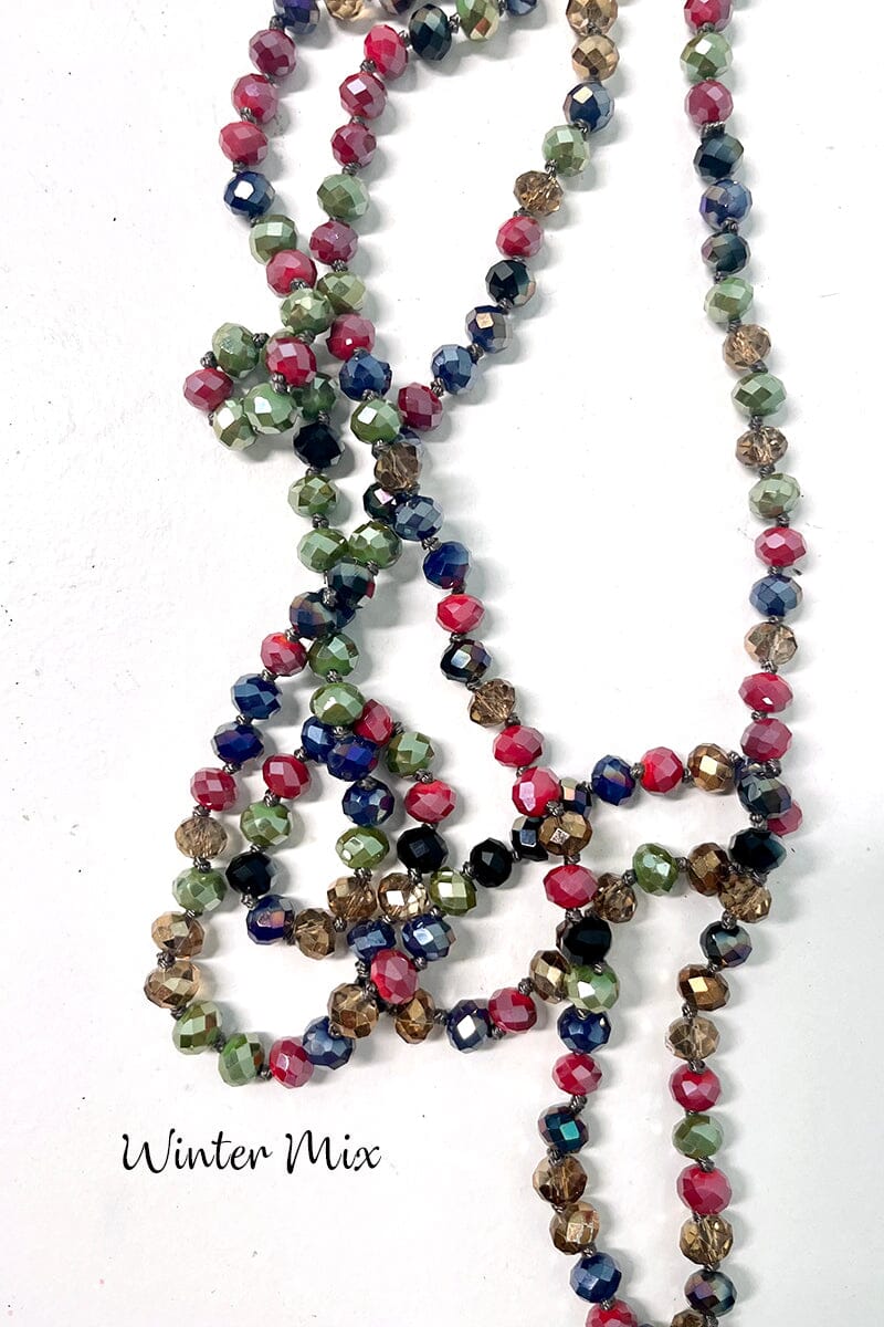 Wrap Necklaces 60" - All Colors jewelry ViVi Liam Jewelry Winter Mix 