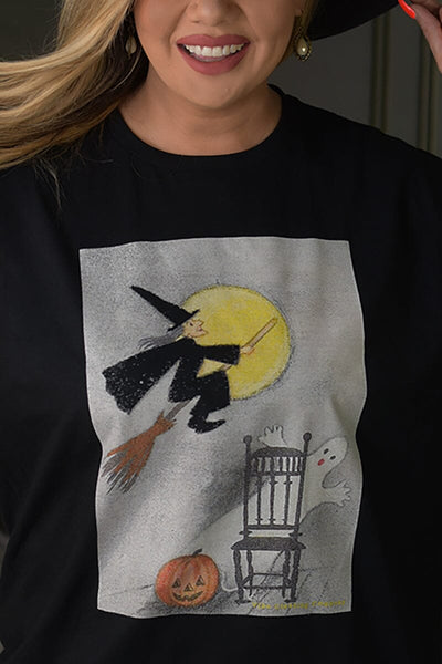 Witches Moon Graphic Tee graphic tees VCC 