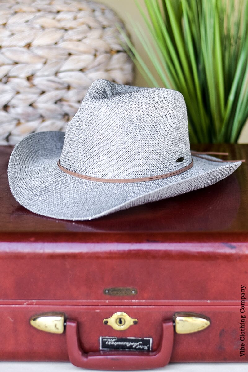 Glitter & Shimmer Cowboy Hats hat Hana Silver 
