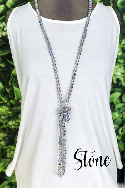 Wrap Necklaces 60" - All Colors jewelry ViVi Liam Jewelry Stone 
