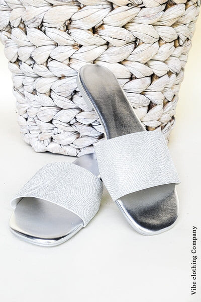 Eclipse Flat Sandals - Final Sale Shoes Mars 6 Silver 
