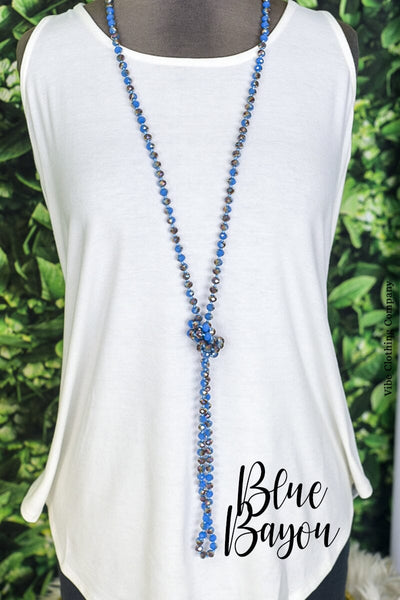 Wrap Necklaces 60" - All Colors jewelry ViVi Liam Jewelry Blue Bayou 