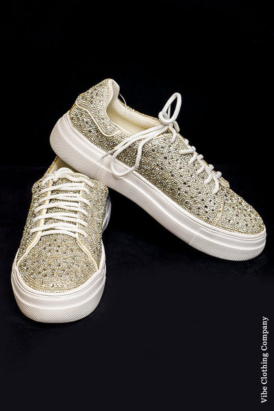 Dazzle Platform Sneakers Shoes and Purses Corkys 6 
