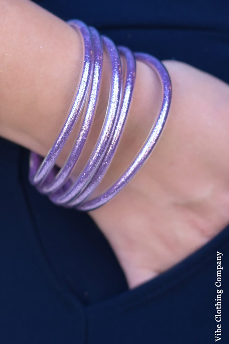 Buddhahoo Bracelet Set - 5 Bracelets MIA Lavender 
