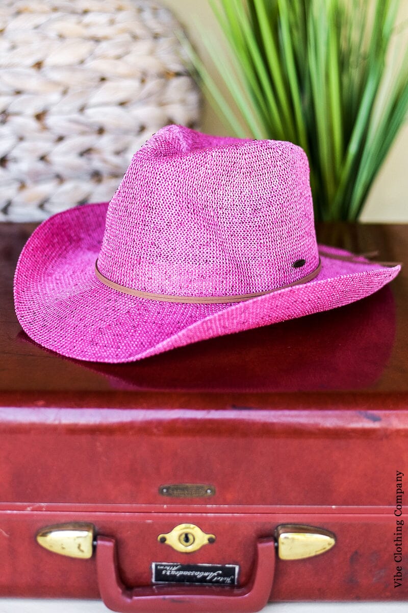 Glitter & Shimmer Cowboy Hats hat Hana Pink 