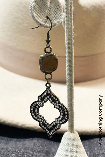 Designer Crystal Earrings Jewelry YFW Mosaic 