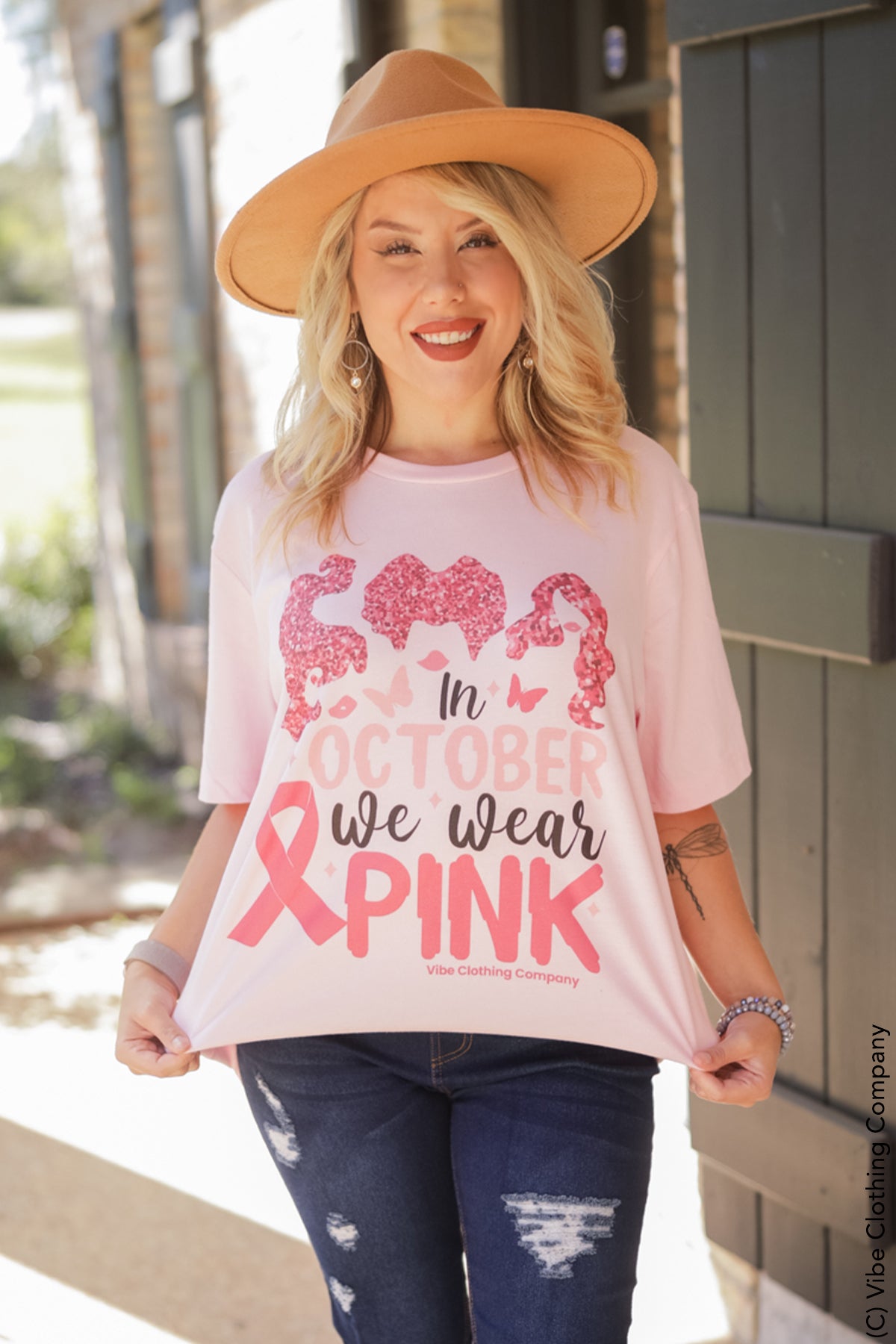 Hocus Pocus v. Breast Cancer Graphic Tee Shirts & Tops Mark tee 