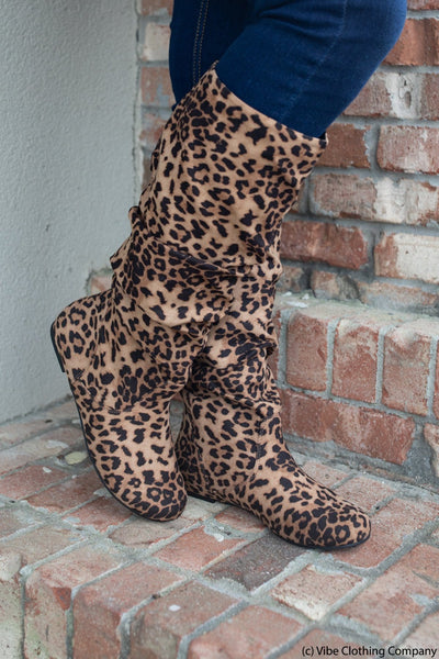 LaLa Leopard Boots Shoes and Purses verona 