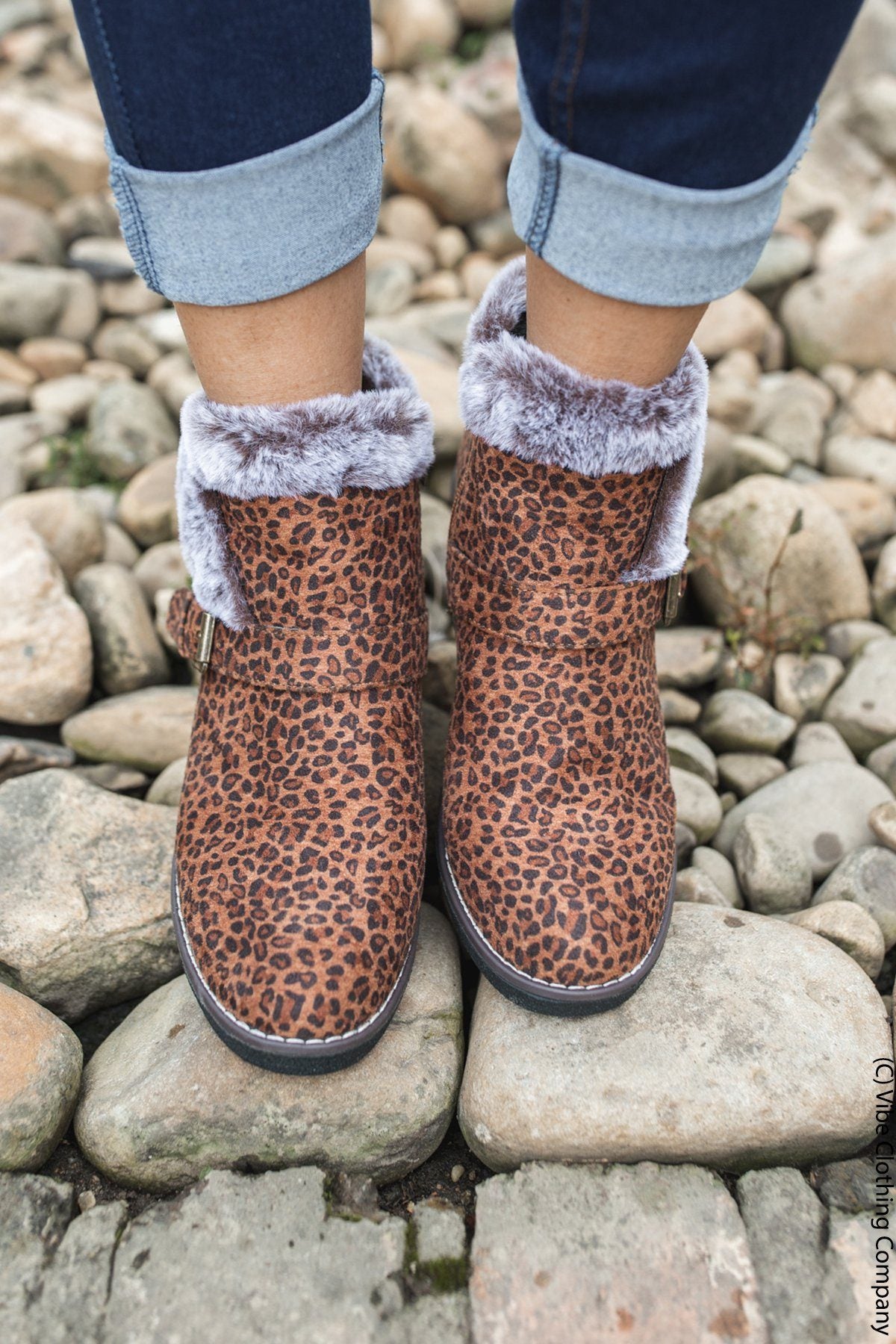 Artic Blast Boots - Leopard Shoes Corkys 