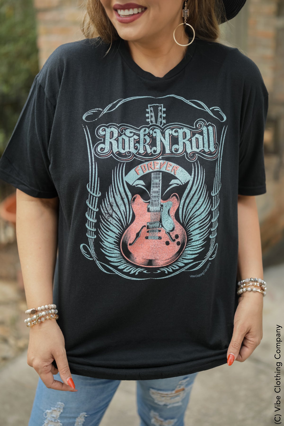 Rock and Roll Forever Graphic Tee graphic tees VCC 
